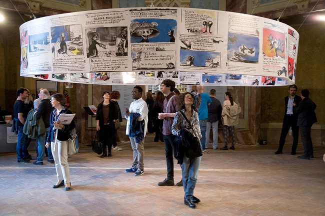 mostra di Gianluigi Toccafondo alla Palazzina dei Giardini Ducali