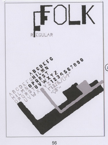 Maurizio Osti- Carattere FF Folk- 1993