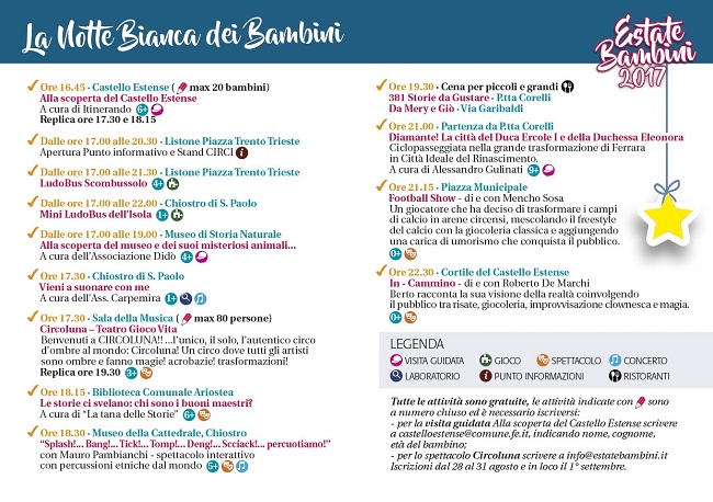 Notte bianca dei bambini 1