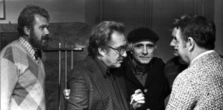 amici miei (Moschin, Tognazzi, Monicelli, Del Prete, Noiret) ph Benetti