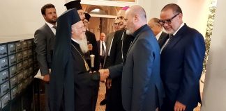Regione: il saluto del presidente Stefano Bonaccini al Patriarca e Arcivescovo di Costantinopoli, Bartolomeo I foto1