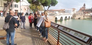 Rimini: sopralluogo con i rappresentati delle associazioni dei disabili sul cantiere del ProgettoTiberio comparto 3 e 4 tiberio ass disabili