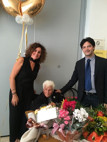 100 anni nonna Itala Tabarini