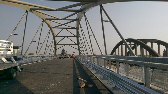Bomporto nuovo ponte sul Panaro