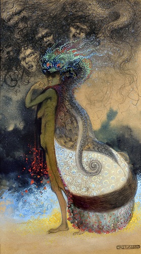 Achille Calzi, La Strega, 1904