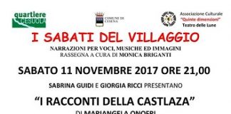 Presentazione del libro “I racconti della Castlaza” I racconti della Castlaza