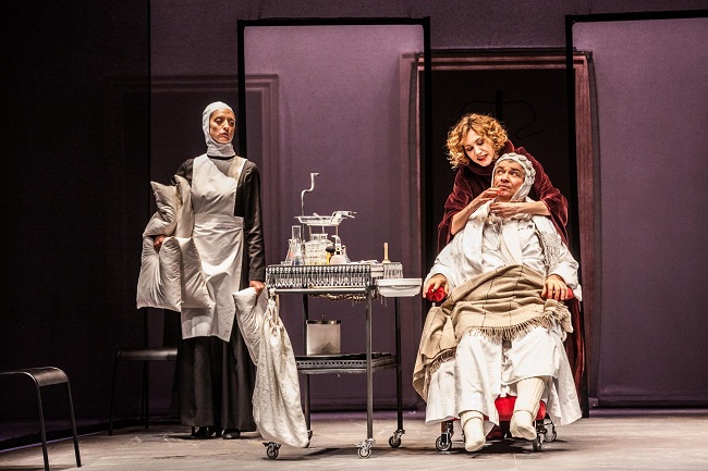 IL MALATO IMMAGINARIO Gioele Dix , Anna Della Rosa, Linda Gennari