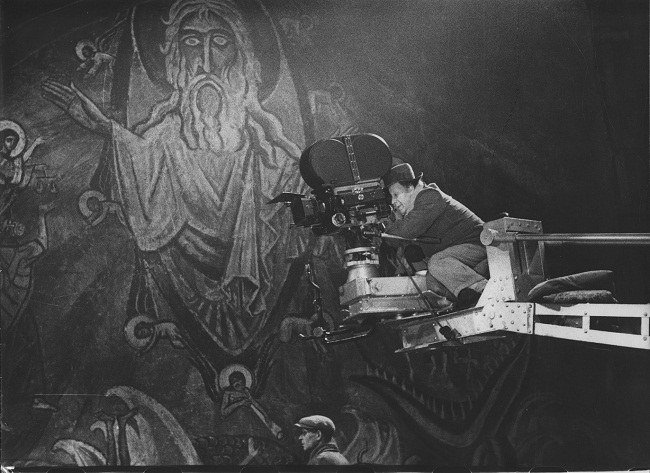 Sergej M. Ejzenstejn- foto dal set del film Ivan il Terribile- 1943