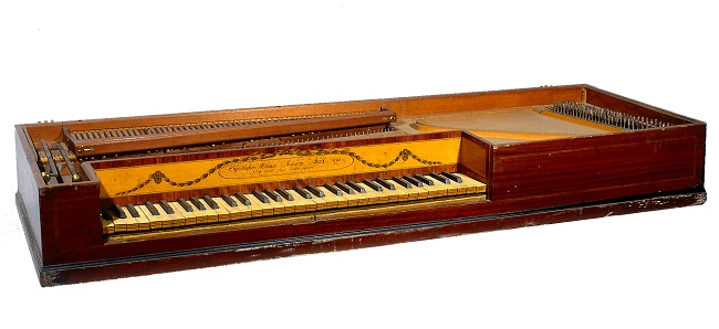 fortepiano di Cristopher Ganer del 1785