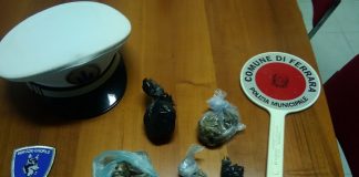 Oltre due etti di marijuana rinvenuti e sequestrati polizia municipale