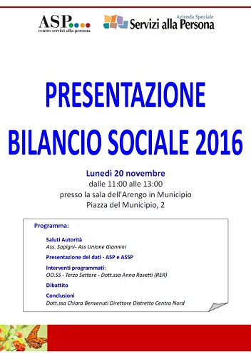 presentazione bilancio sociale