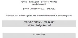premio a ferigo foscari