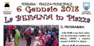 Epifania 2018: Divertimento in compagnia della Befana in piazza del Municipio e al Castello Estense Befana in piazza