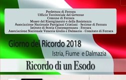 “Giornata del Ricordo”, giovedì 1 marzo alle 10 alla sala Boldini un incontro rivolto alle scuole Giorno del Ricordo