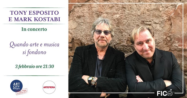Tony Esposito e Mark Kostabi