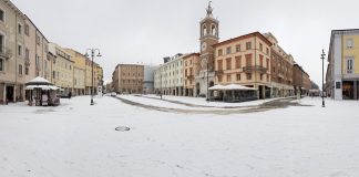 Maltempo: ancora ghiaccio e neve sulle strade riminesi neve 01
