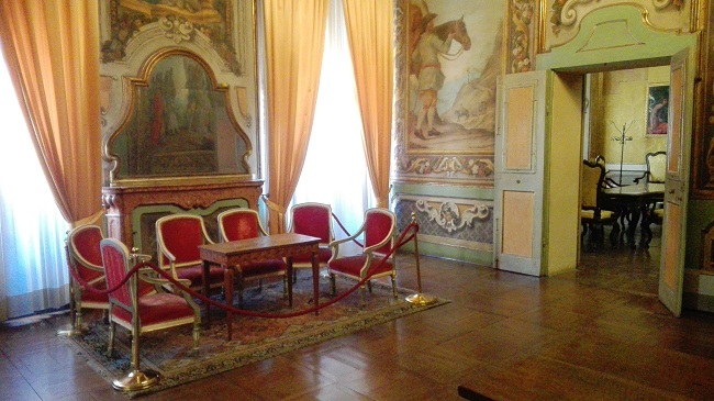 sale storiche palazzo comunale Salottino in Sala degli Arazzi