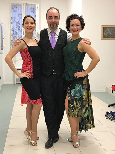 25.03.18 AMA A COMACCHIO - da sx Giulia Casadio, Stefano Tebaldi e Emanuela Iannice