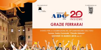 “Ado e Ferrara 20 anni insieme”, un concerto e una cena per festeggiare e sostenere i lavori della Casa del Sollievo ado_inaugura