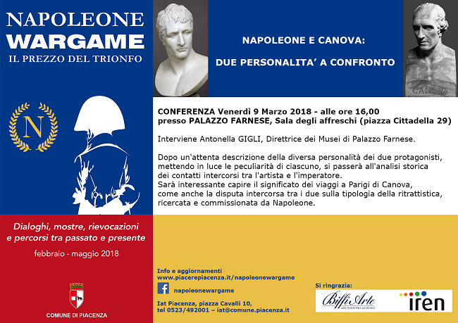 Oggi a Palazzo Farnese conferenza su Napoleone e Canova evento 9 marzo