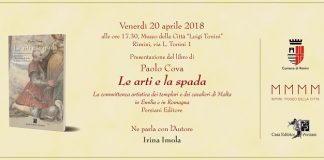 Le arti e la spada: oggi l’incontro con l’autore Paolo Cova Rimini