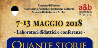 “Quante storie nella storia”: 14 incontri per la Settimana della didattica in archivio FERRARA
