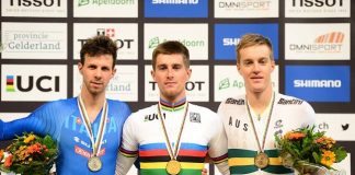 Il campione del mondo Karaliok e la Nazionale Bielorussa alla 6 Giorni delle Rose