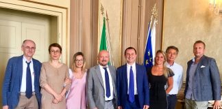 Visita in Municipio del Vice Presidente della Camera Ettore Rosato ferrara