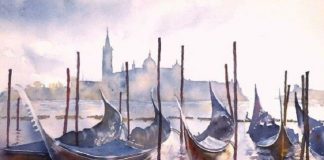 Mostra di paesaggi e altri acquerelli “La magia dell’acqua nel colore”