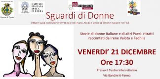 “Sguardi di donne”: venerdì 21 dicembre al Centro Interculturale di Parma