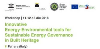 Tre giorni di workshop su “Patrimonio storico e sostenibilità”