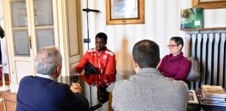 Henry Asare Owusu campione italiano Esordienti U15 di Judo, ricevuto dal vicesindaco Marco Bosi