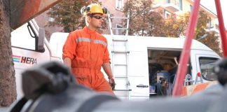 Lavori urgenti di Hera alla condotta fognaria del Parco F.lli Cervi a Rimini