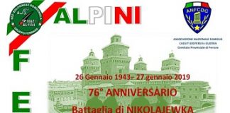 Cerimonia per commemorare il 76.o anniversario della battaglia di Nikolajewka