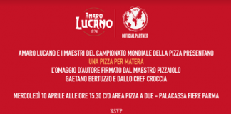 Amaro Lucano al Campionato Mondiale della Pizza a Parma