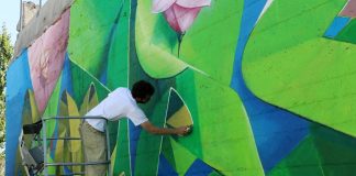 Via Covignano: verso la conclusione l’opera del writer bolognese Dado