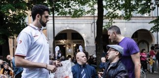 Riccardo Cervi ospite alla festa di compleanno di G.A.S.T. Onlus