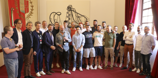 La RBR ricevuta in residenza Comunale per la promozione in serie B