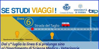 Il prolungamento della linea 6 per gli studenti e il personale dell’Università di Parma