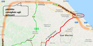 Provincia di Rimini: Temporanea chiusura al traffico della SP 258 Marecchiese in località Molino di Bascio