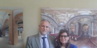 Il sindaco Patrizia Barbieri incontra il nuovo comandante provinciale dei Vigili del Fuoco, Danilo Pilotti