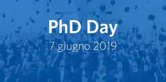 “PHD Day”: venerdì 7 giugno cerimonia di proclamazione dei Dottori di ricerca del 2019 e di consegna delle pergamene