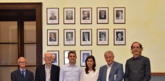L’immagine di Mario Bocchi primo Sindaco di Parma in Sala Grande del Municipio