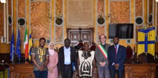 Delegazione del Camerun in municipio a Parma