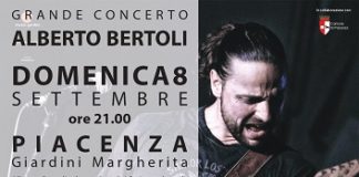 Piacenza, ai Giardini Margherita serata in musica con il concerto di Alberto Bertoli