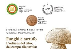 Bologna, l’incontro su funghi e tartufo chiude l’edizione 2019 de “I Mercoledì dell’Archiginnasio”