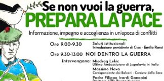 “Se non vuoi la guerra prepara la pace” il 26 novembre a Parma