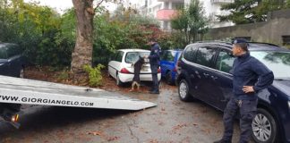 Polizia Locale di Rimini, servizio a contrasto del degrado al parcheggio del convento dei frati di via della Fiera