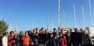 Con Marco Rossato l’uscita in mare dei ragazzi della fondazione ENAIP Zavatta e del servizio educativo La Luna della Papa Giovanni XXIII