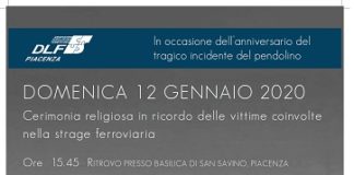 Tragedia del Pendolino, domenica 12 gennaio la cerimonia per il 23° anniversario